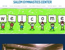 Tablet Screenshot of mysalemgymnasticscenter.com